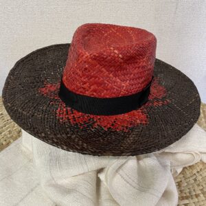 Fedora Hat Velina 中折れ帽（染色：レッド）