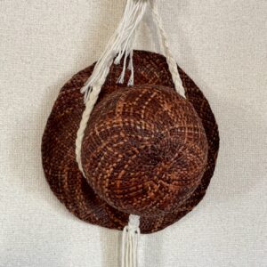 Cloche Hat”Smoria” クロッシェ帽（染色：ブラウン）