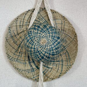 Cloche Hat”Smoria” クロッシェ帽（染色：ブルー）